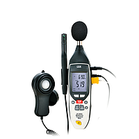CEM DT-859B Multifunction Environment Meter (-200°C~1372°C(type K); -30°C~100°C; 0~100%RH; 0.40-30.00m/s)
