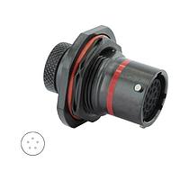 Eaton Souriau-Sunbank 8STA70205SN Connectors Jam Nut Receptacle - size 2 - 5 contacts - Female