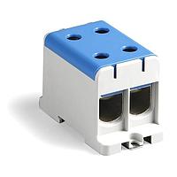 Molex 201606-0680 Feed Through Terminal Block HC UNVCLP TAP 2CKT GRY/GRY 285A