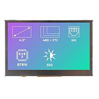 Riverdi SM-RVT43ALBNWN00 TFT LCD Displays 4.3", EVE3, no frame, no touch