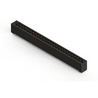 EDAC 357-025-501-101 Without Flanges 25P .156" x .200" BLACK