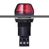 Auer Signal 800502313 Flashing Beacon IBS M22 panel mount LED steady/flashing beacon 230-240 V AC red, black