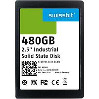 Swissbit SFSA480GQ2AK4TB-I-EB-21G-STD Solid State Drives - SSD Industrial SATA SSD 2.5", X-75 P, 480 GB, 3D TLC Flash, -40C to +85C