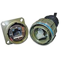 Amphenol Socapex RJFTV7SA2N15100BTX Cat 5e RJF TV Fld J/N Trans Sld Cordset 1.5M