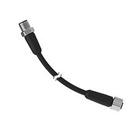 Banner Engineering MQDEC-WDSS-430SS Sensor Cables / Actuator Cables Cordset: Double Ended M12; 4-pin Straight Female; 4-pin Straight Male; 9.2 m 4x22 Black PVC Jacket; PVC Black; 316 Stainless Steel Coupling Nuts