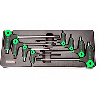 TOPTUL GAAT0814 - 8PCS - L-Type Two Way Hex Key Wrench Set