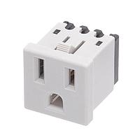 AMP Connectors - TE Connectivity 1-208979-0 Outlets RCPT CONVEN OUTLET W/COVER