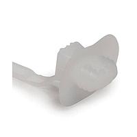 HellermannTyton 157-00180 Cable Tie Mounts 1-Piece Cable Tie with Oval Fir Tree Mount with Disc, 7.1"L, 0.24 - 0.48" Mounting Hole, PA66, natural, 500/pkg