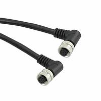 NorComp CCA-000-M02R232 Sensor Cables / Actuator Cables M12 8p Female/Female r/a to r/a 2m