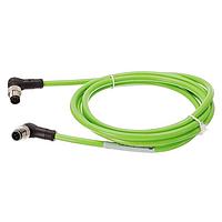 Molex 1201080200 Sensor Cables / Actuator Cables MicroChg 4P M/MP DE 90D/90D D-Coded 2M