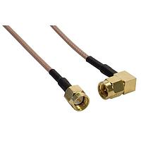 Amphenol Cables on Demand CO-316SMARSMA-003 RF Cable Assemblies CA SMA M /SMA RA M