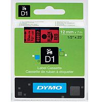 DYMO 63020700 Labelmanager D1 Black/Red Tape (12mm x 7m)