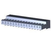 AMP Connectors - TE Connectivity 4-640443-5 Receptacle Housing 15P MTA100 CONN ASSY WHITE W/GREEN STRIP