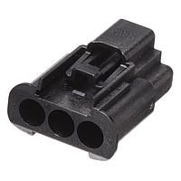 Molex 201841-0030 Housings MultiCat Inline Rcpt Hsg 3Ckt Key A Blk