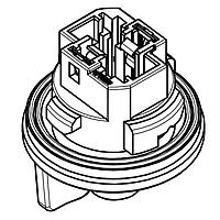 Molex 104133-0227 T20 Bulb Socket Housing WY21W SEALED WEDGE BULB SOCKET 2P