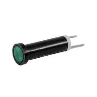 VCC 44-NKG28H-CGO LED Panel Mount Indicators Bi Pin Flush Green 28VDC