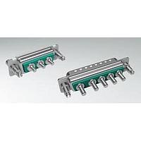 Amphenol CONEC 3005W5PXX41A10X Mixed Contact D-Sub Connectors 5W5 MALE COMBO LOAD POWER CONTACTS