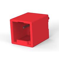 AMP Connectors - TE Connectivity 2-1971798-3 Shrouded GI CONN 2.5 HDR 2P RED