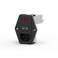 Corcom - TE Connectivity 7-6609955-6 AC Power Entry Modules PE0SXD000=C4890 POWER ENTRY UF