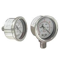 Dwyer SG3-B11021N Dual Scale Industrial Pressure Gages, ± 2.5% Accuracy, 304 SS, 1/8" NPT (1.5 in, 300 psi, Bottom)
