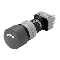 EAO 551-8000-WO Emergency Stop Switches LENS SQ FLT GRY OP