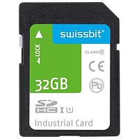 Swissbit SFSD032GL3BM1TO-I-LF-2D1-STD SD Cards Industrial SD Card, S-45, 32 GB, MLC Flash, -40C to +85C