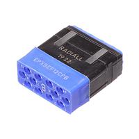 Radiall EPXBEF12CPB Rack & Panel Connectors Pin insert (no sleeve holder), 12 LUXCIS contacts for EPXB