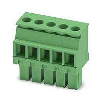 PHOENIX CONTACT 1827004 Plugs 5 Pos 3.81mm pitch Plug 28-16 AWG Screw