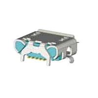 Hirose Electric ZX62D-AB-5P8(30) Micro USB Type AB Connectors MICRO AB RECEPT RA TH BTTM MNT