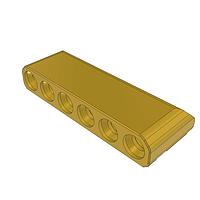 Samtec GPPC-PF-1-06-EG-RA-SM Magnum RF Ganged Connector GANGED SMPM SURFACE MOUNT, .140 PITCH