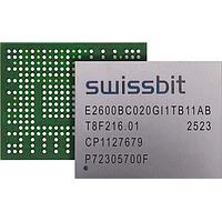 Swissbit SE2600BC020GI-1TB1-1CB-STD Solid State Drives - SSD Industrial BGA PCIe SSD, E2600, 20 GB, 3D PSLC Flash, -40C to +85C