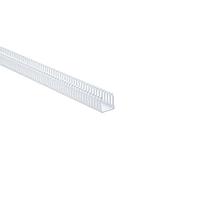 HellermannTyton 184-15155 High Density Slotted Wall Wiring Duct High Density Slotted Wall Wiring Duct, 1.5" x 1.5", Non-Adhesive, PVC, White, 120ft/Carton