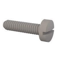 Essentra Components 50M035060K012 Hex Slotted Hex Slotted Screw, M3.6 X .6 Thread, 12mm Lg