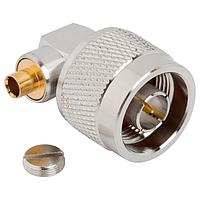 Amphenol RF 172236 Connectors N RIGHT ANGLE PLUG SOL .141 SEMI RIGID