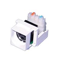HellermannTyton S110INSERT-W S-Video S-Video to 110 Punch down Module, White, 1/pkg