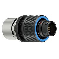 ODU C10WCM-P16XBC0-0000 Plugs HD S plug W SL, sz 0, IP6K8 / IP6K9K, 16 Contacts, C (blue) Key