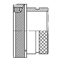 Amphenol PCD M85049/60-1W20 Shrink Boot Adapters BACKSHELL SHR BOOT ADPTR ST CAD SZ 20