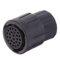 Amphenol SINE Systems RTS6BS16N26SHEC03 Connectors Strt Plug w endcap 26 POS SZ 16 Socket