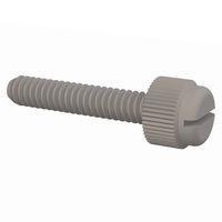 Essentra Components 091024100TEG Knurled Screw Slotted Thumb Screw, #10-24 Thread, 1 Lg