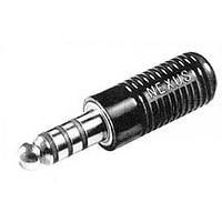 Amphenol Nexus Technologies TP-120 Phone Connectors 4Cond Telephone Plug Plug Assembly Black