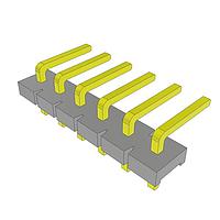 Samtec HPM-06-02-T-S-RA Pin Strip .200" Power Terminal Strip