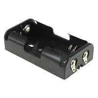 Eagle Plastic Devices 12BH321D-GR Battery Clip 2 "AA" W/TABS BLK