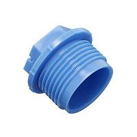 Essentra Components B10A Threaded Plug STANDARD THREADED PLUG:HDPE BLUE