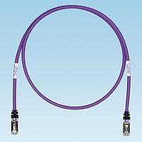 Panduit STP6X17VL Cat 6a Copper Patch Cord, Cat 6A, Violet S/FTP
