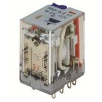 Carlo Gavazzi RMIA210120AC Monostable Industrial Electromechanical Relays series,, 10A 250VAC/30VDC 8 poles, DPDT (2 Change Over contacts), Coil voltage 120VAC