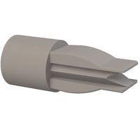 Essentra Components 60SPG00005 Grommet Nut Grommet Nut, .270x.290 Hole, .020-.140 Panel Thk