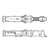 AMP Connectors - TE Connectivity 163087-9 (Mouser Reel) Standard Circular Contacts 062 SOC.ASS. TYP3+ Reel of 1000