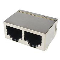 Wurth Elektronik 615016137621 Modular WR-MJ Feml Shielded 8P8C Hztl Dual Port