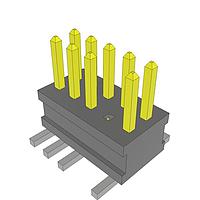Samtec FTSH-105-01-L-DV-007-TR Pin Strip High Reliability Header Strips, .050" pitch