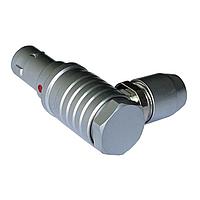 Adam Tech MMI-M0PRG04S52 Plugs Male, Cable Plug, 4 Pos, R/A, Back Nut